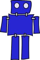 blue robot